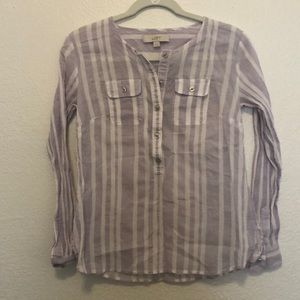 Loft - Long sleeve button down